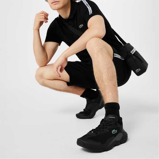 Lacoste Ace Shot Trainers Черно/Черно 