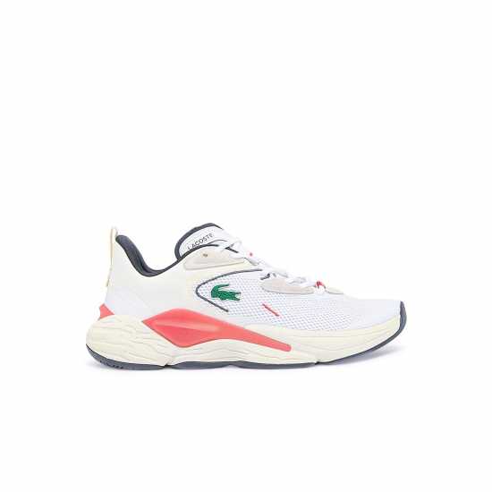 Lacoste Ace Shot Trainers Оф Уайт / Ред 