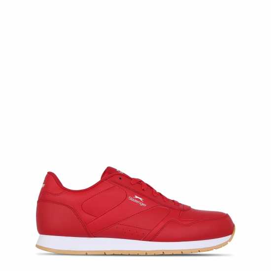 Slazenger Класически Мъжки Маратонки Classic Mens Trainers Червено/Бяло 