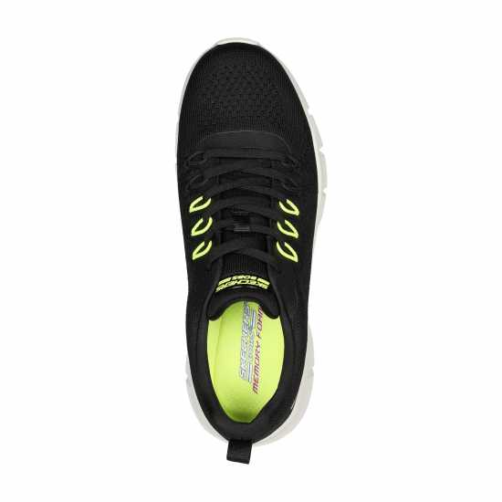 Skechers Bobs B Flex - Electric Cool Low-Top Trainers Mens Черно Мъжки маратонки