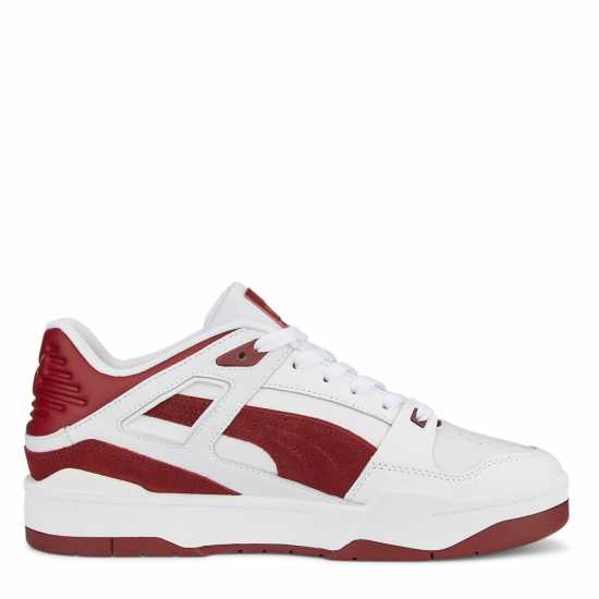 Puma Slipstream Suede Fs Low-Top Trainers Unisex Adults Бяло/Червено Мъжки маратонки