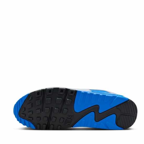 Nike Air Max 90 Trainers Mens Wht/Blu/Gry Мъжки маратонки