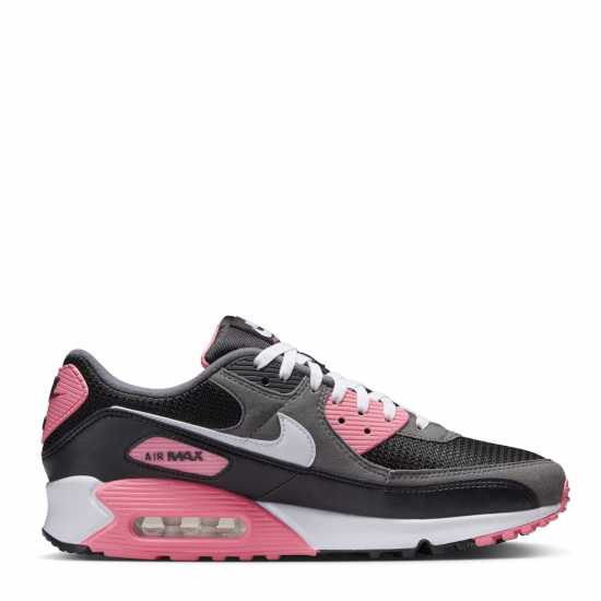 Nike Air Max 90 Trainers Mens Blk/Gry/Pink Мъжки маратонки