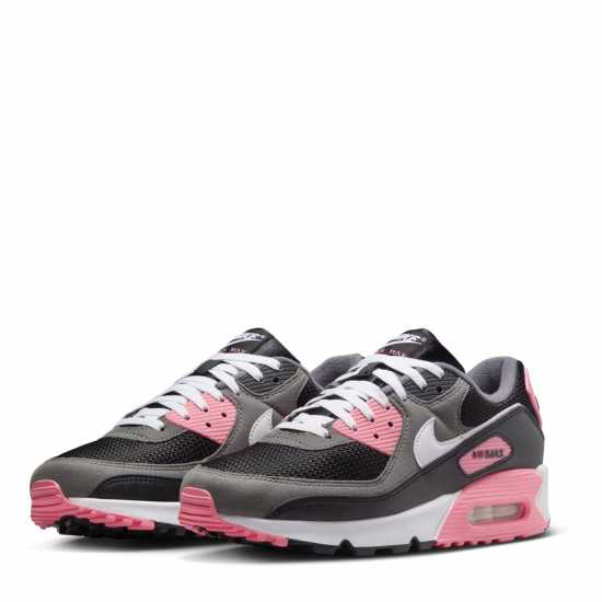 Nike Air Max 90 Trainers Mens Blk/Gry/Pink Мъжки маратонки