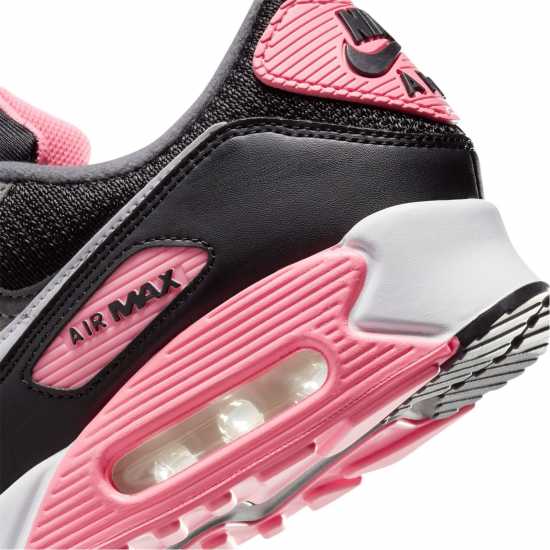 Nike Air Max 90 Trainers Mens Blk/Gry/Pink Мъжки маратонки