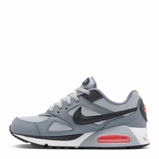 Nike Air Max Ivo Trainers Сиво/Черно/Червено 