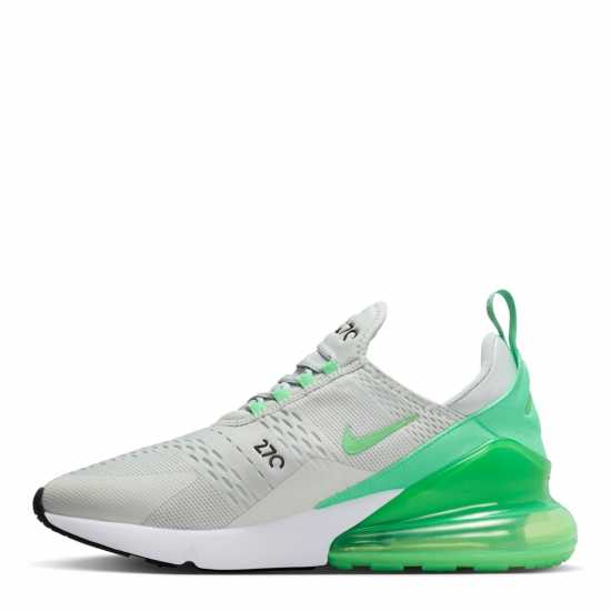 Nike Air Max 270 Trainers Mens Silver/Green Мъжки маратонки