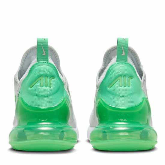 Nike Air Max 270 Trainers Mens Silver/Green Мъжки маратонки