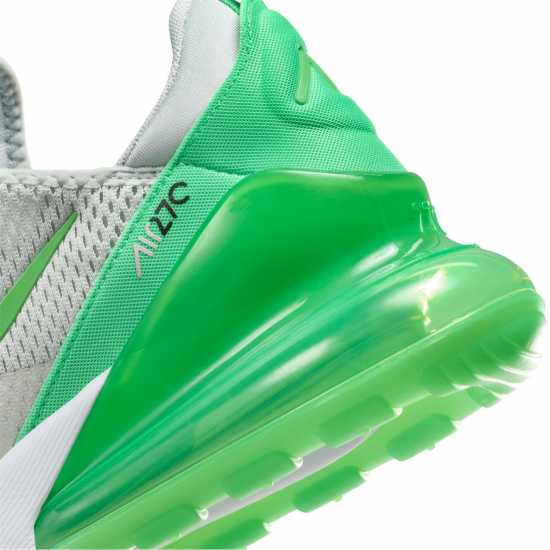 Nike Air Max 270 Trainers Mens Silver/Green Мъжки маратонки