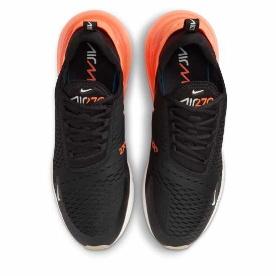 Nike Air Max 270 Trainers Mens Черно/Оранжево 