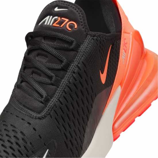 Nike Air Max 270 Trainers Mens Черно/Оранжево 