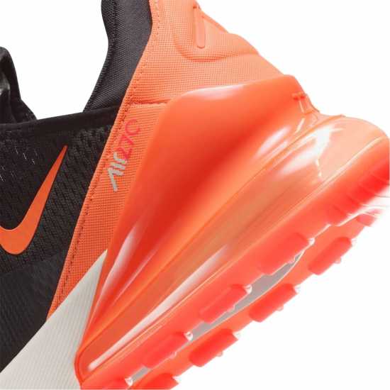 Nike Air Max 270 Trainers Mens Черно/Оранжево 