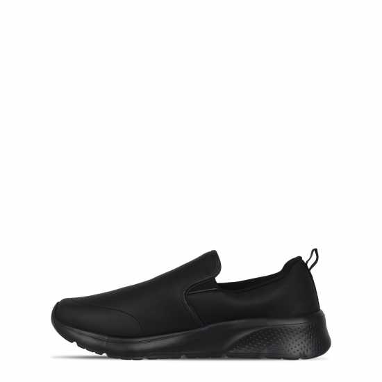 Slazenger Мъжки Обувки Без Връзки Zeal Mens Slip On Shoes Черен Кож 