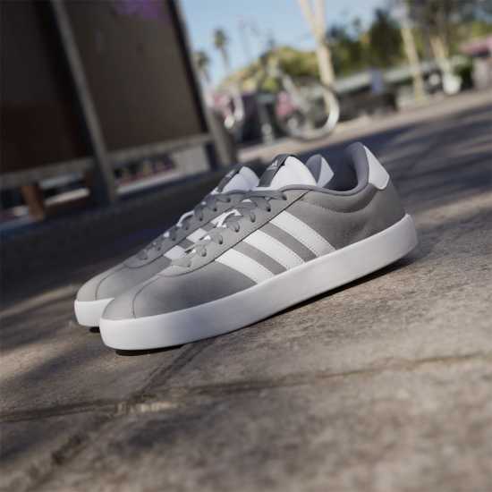 Adidas Vl Court 3.0 Shoes Mens Сиво/Бяло Мъжки маратонки