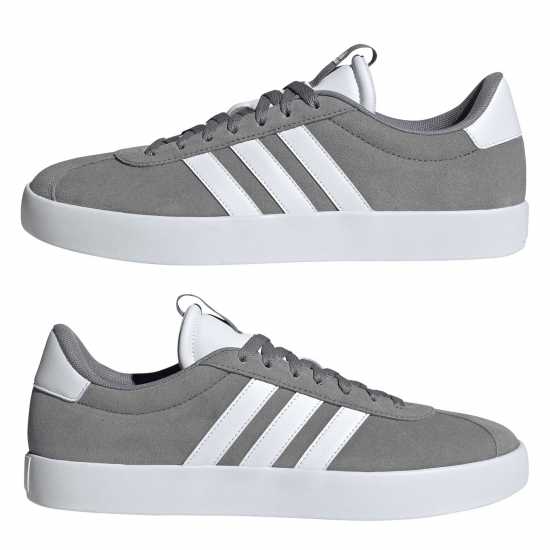 Adidas Vl Court 3.0 Shoes Mens Сиво/Бяло Мъжки маратонки