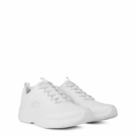 Skechers Мъжки Маратонки Dynamight 2 Setner Mens Trainers Triple White Мъжки маратонки