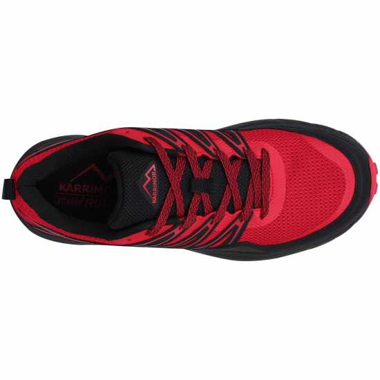 Karrimor Мъжки Маратонки Бягане По Пътеки Caracal Mens Trail Running Shoes Червен/Черен 