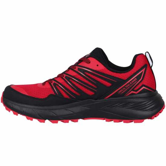 Karrimor Мъжки Маратонки Бягане По Пътеки Caracal Mens Trail Running Shoes Червен/Черен 