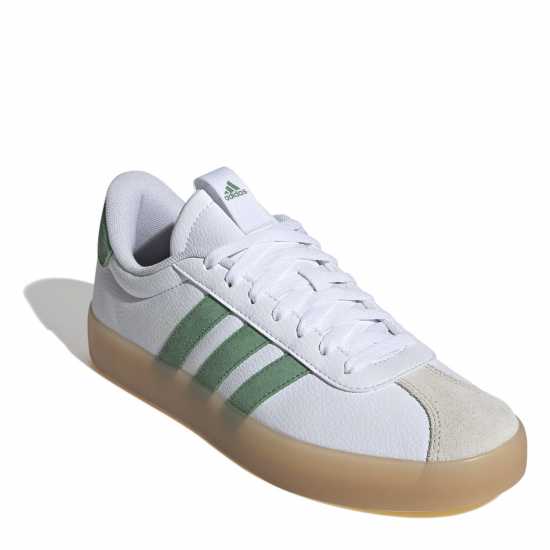 Adidas Vl Court 3.0 Shoes Mens Бяло/Зелено Мъжки маратонки