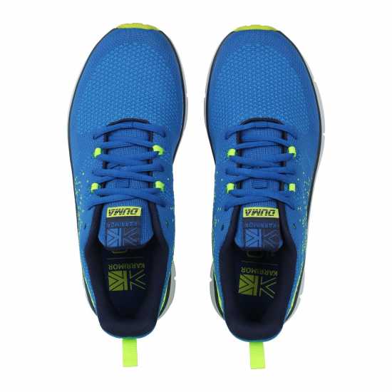 Мъжки Маратонки За Бягане Karrimor Duma 6 Mens Running Shoes Синьо/Лайм Мъжки маратонки