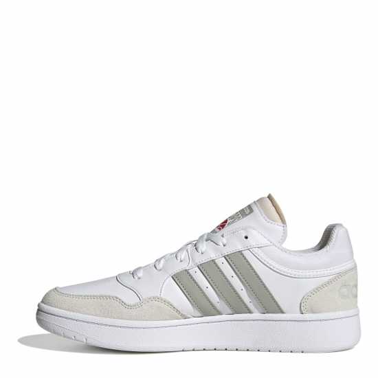 Adidas Мъжки Маратонки Hoops 3.0 Mens Trainers Бяло/Сиво 