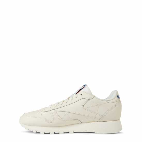 Reebok Мъжки Кожени Маратонки Classic Leather Mens Trainers Chalk Мъжки маратонки