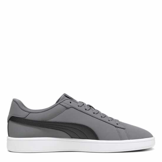 Puma Smash 3.0 Buck Low-Top Trainers Mens Сиво/Черно/Бяло Puma Footwear