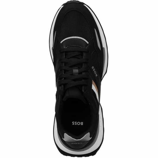 Hugo Boss Boss Jonah Runner Style Trainer Черно 001 Fathers Day