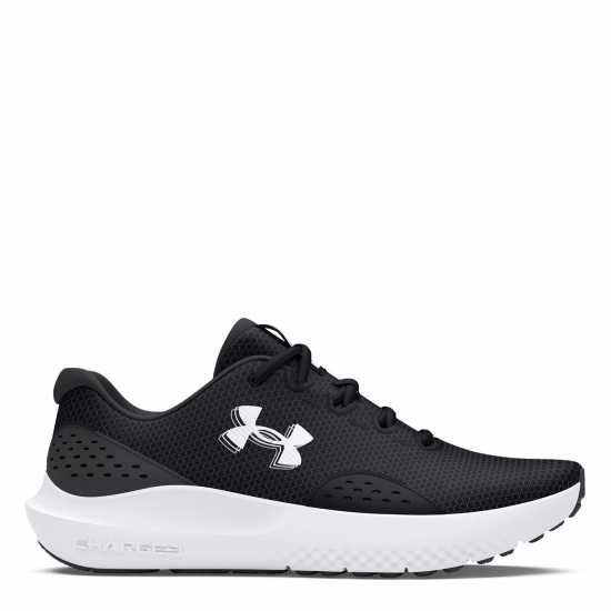 Under Armour Мъжки Обувки За Бягане Surge 4 Running Shoes Mens Черно/Бяло 