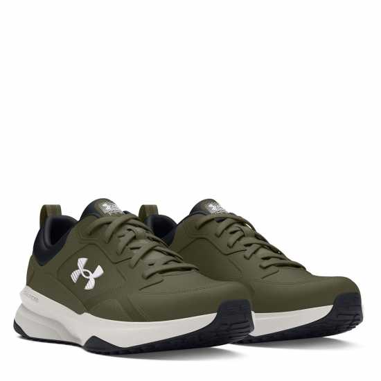 Under Armour Charged Edge Training Shoes Mens Зелено/Бяло 