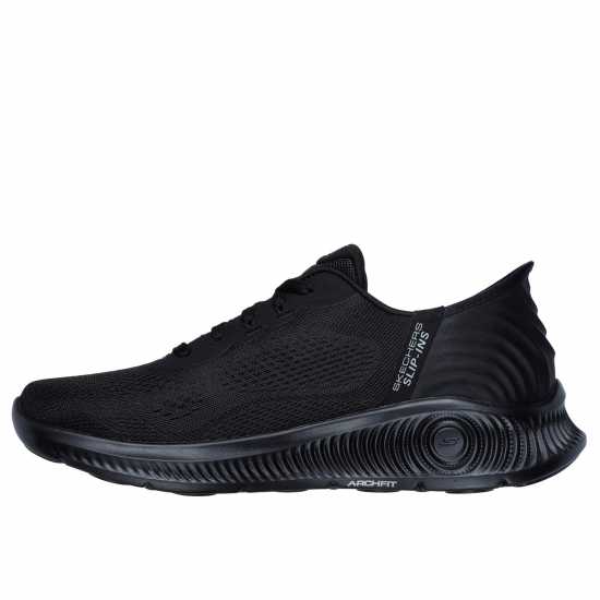 Skechers Маратонки Без Връзки Slip-Ins - Goodyear Arch Fit Single Slip On Trainers Mens Черно 