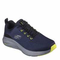 Skechers Engineered Mesh Lace-Up Lace Up Sne Runners Mens Морска синьо/Лайм 