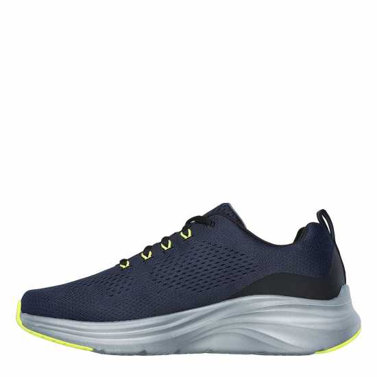 Skechers Engineered Mesh Lace-Up Lace Up Sne Runners Mens Морска синьо/Лайм 