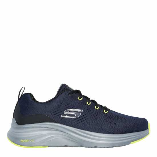 Skechers Engineered Mesh Lace-Up Lace Up Sne Runners Mens Морска синьо/Лайм 