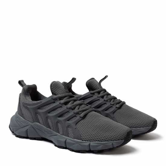 Donnay Knit Men Trainers Тъмно сиво Мъжки маратонки