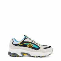 Skechers Leather & Mesh Trail Jogger W Qtr S Low-Top Trainers Mens  Мъжки маратонки