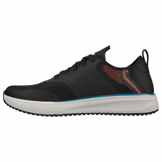 Skechers Low Profile Mesh Bungee Lace Slip O Low-Top Trainers Mens Черно Мъжки маратонки