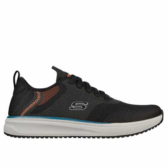 Skechers Low Profile Mesh Bungee Lace Slip O Low-Top Trainers Mens Черно Мъжки маратонки