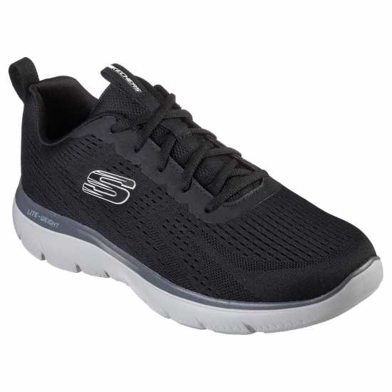 Skechers Engineered Mesh Lace-Up W Memory F Low-Top Trainers Mens  Мъжки маратонки