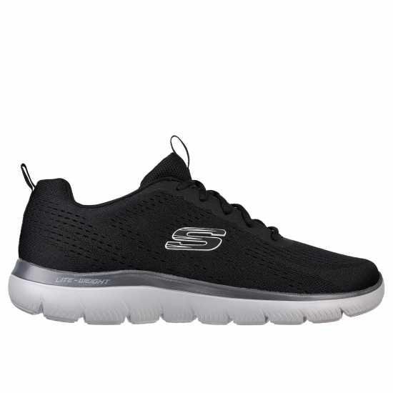 Skechers Engineered Mesh Lace-Up W Memory F Low-Top Trainers Mens  Мъжки маратонки