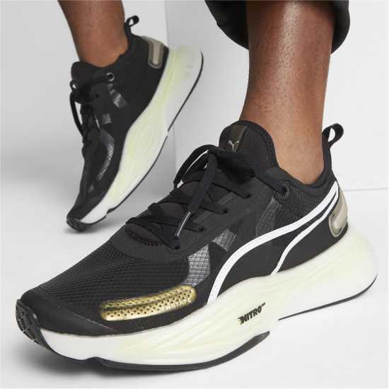 Puma Pwr Nitro Squared Training Shoes Mens Пума черно-бяло 