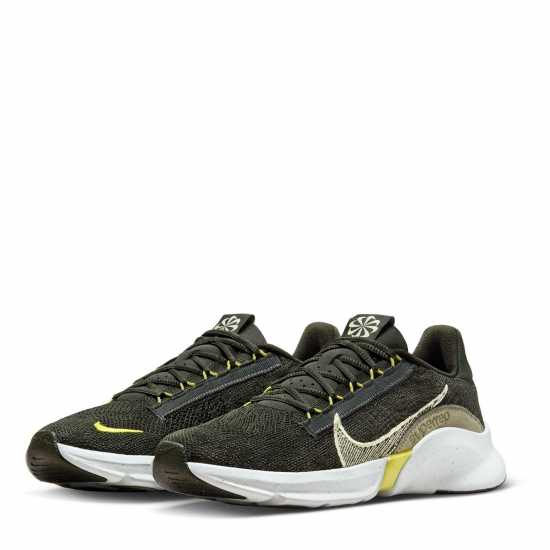 Nike SuperRep Go 3 Next Nature Flyknit Men's Training Shoes Olive/Green Мъжки маратонки