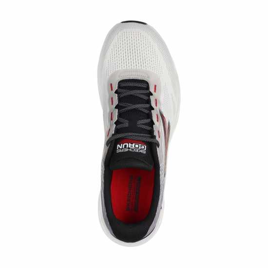 Skechers Engineered Mesh Lace Up W Graphic A Runners Mens Бяло/Сиво Мъжки маратонки