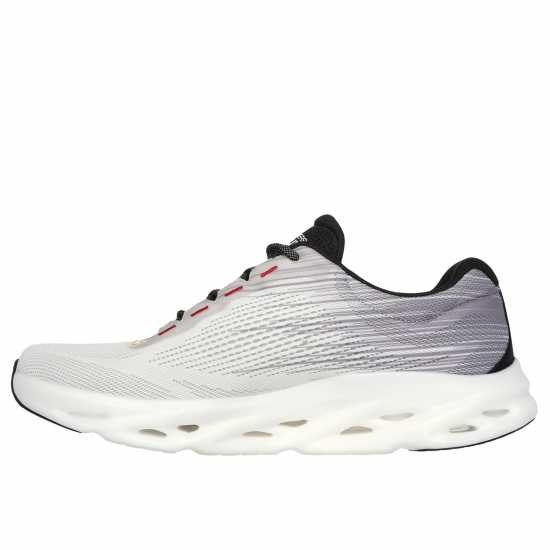 Skechers Engineered Mesh Lace Up W Graphic A Runners Mens Бяло/Сиво Мъжки маратонки