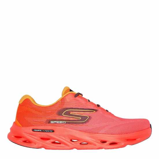 Skechers Engineered Mesh Lace Up W Graphic A Runners Mens Корал Мъжки маратонки