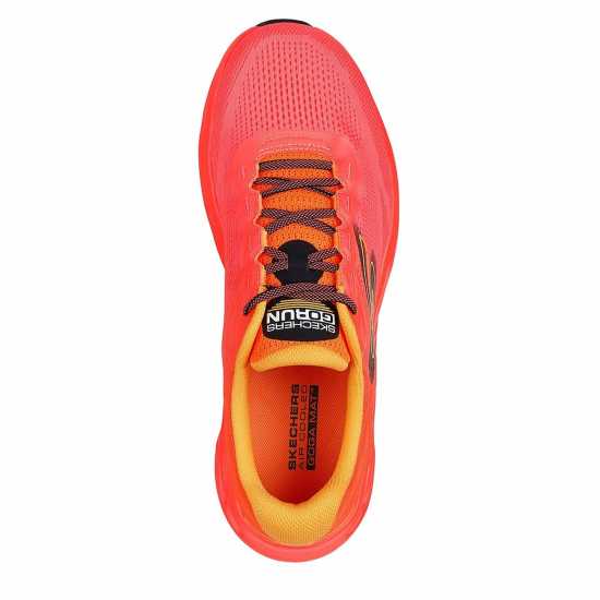 Skechers Engineered Mesh Lace Up W Graphic A Runners Mens Корал Мъжки маратонки