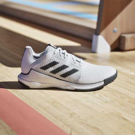 Adidas Crazyflight 5 Indoor Shoes Mens Бяло/Черно/Бяло Мъжки маратонки