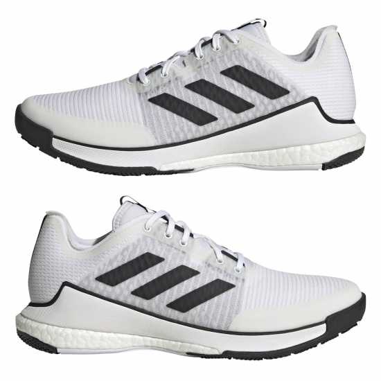 Adidas Crazyflight 5 Indoor Shoes Mens Бяло/Черно/Бяло Мъжки маратонки