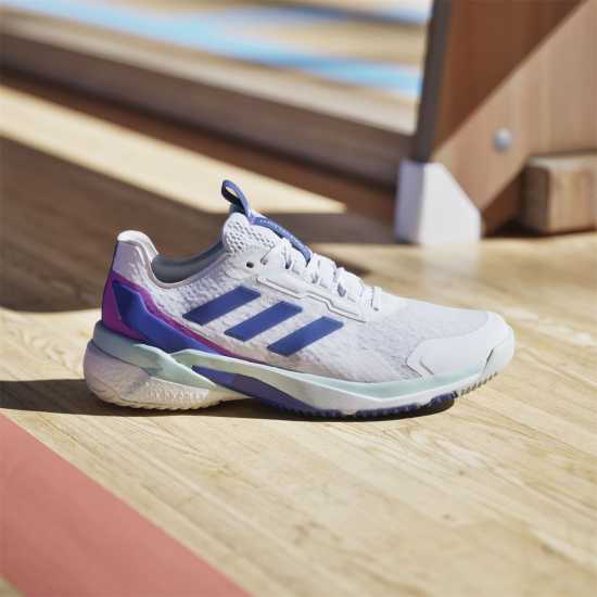 Adidas Crazyflight Womens Court Shoes Бяло/Синьо Нетбол