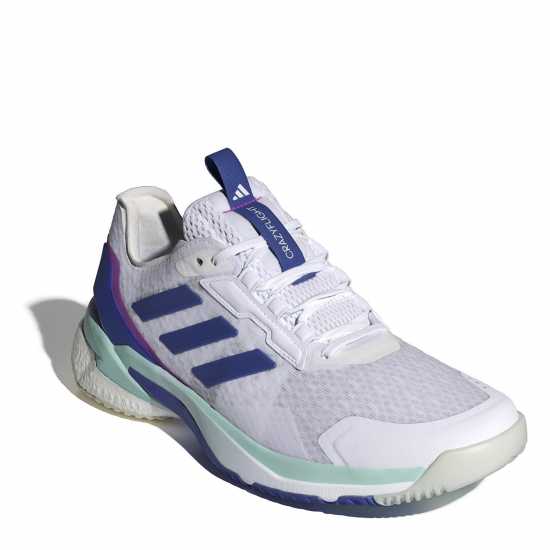 Adidas Crazyflight Womens Court Shoes Бяло/Синьо Нетбол